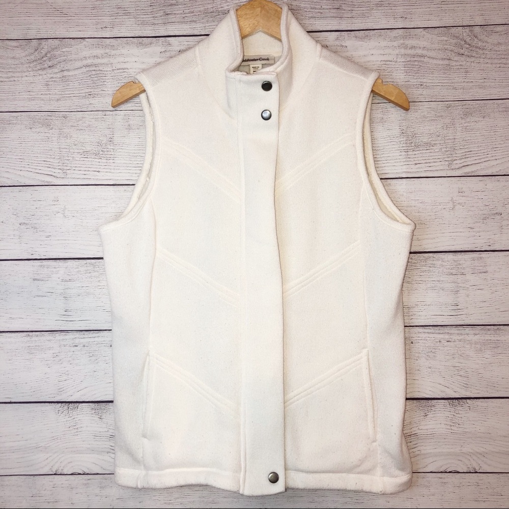 Coldwater Creek White Sweater Vest